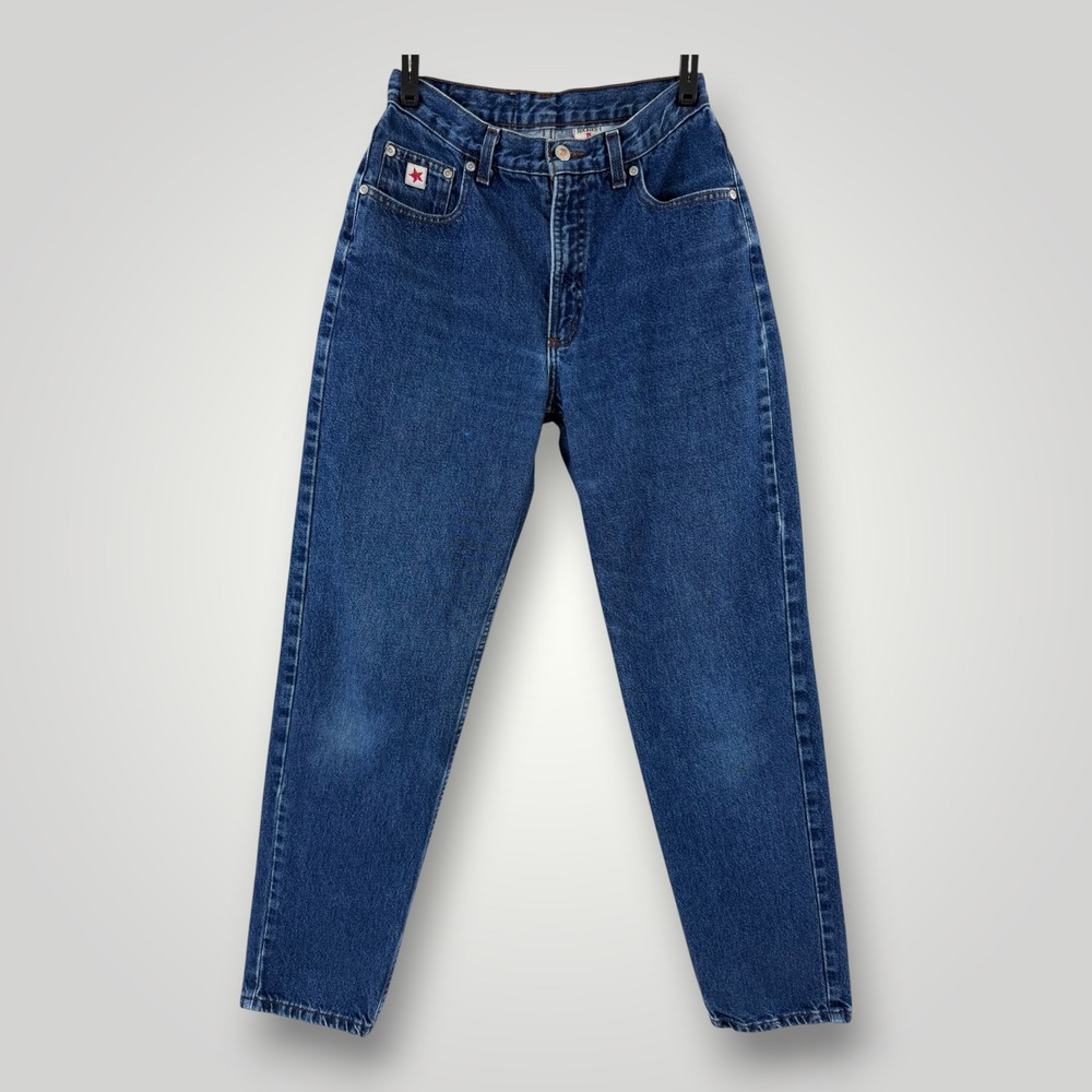 Vintage Rockies Relaxed High Waisted Tapered Leg Jeans Medium Wash Size 28 / 7